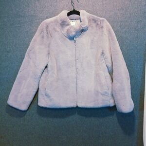 Skies Are Blue sz S coat faux fur soft luxe barbie core chic luxury